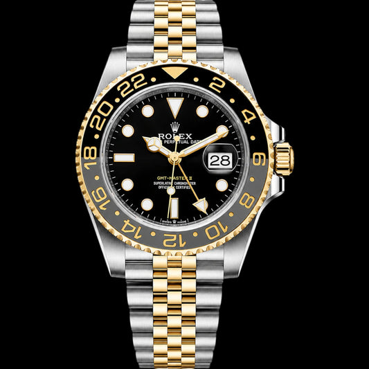Rolex GMT-Master II Two-Tone Black Dial | Ref. 126713GRNR