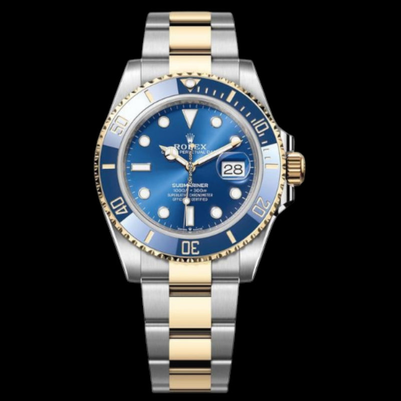 Rolex Submariner Date Blue Dial Blue Bezel Two-Tone Oyster Bracelet "Bluesy" | Ref. 126613LB